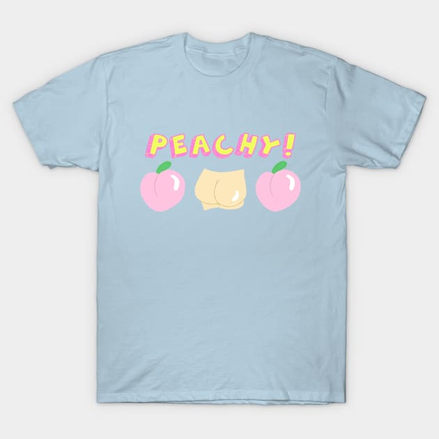 PEACHY! T-Shirt by MenaceRat